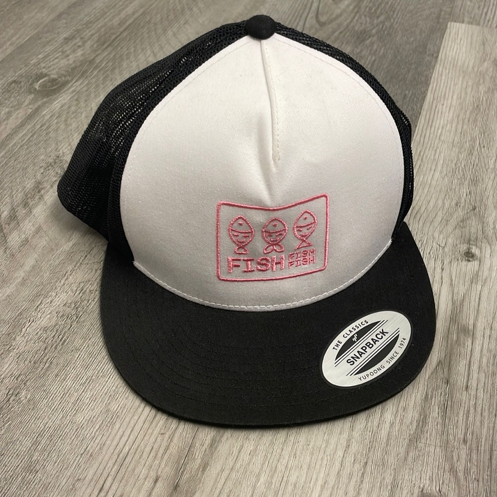 Black Snapback hat Japanese symbols